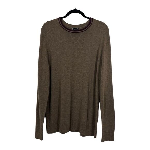 Smartwool Mens Size L Brown Wool Blend Pullover Sweater - Picture 1 of 3